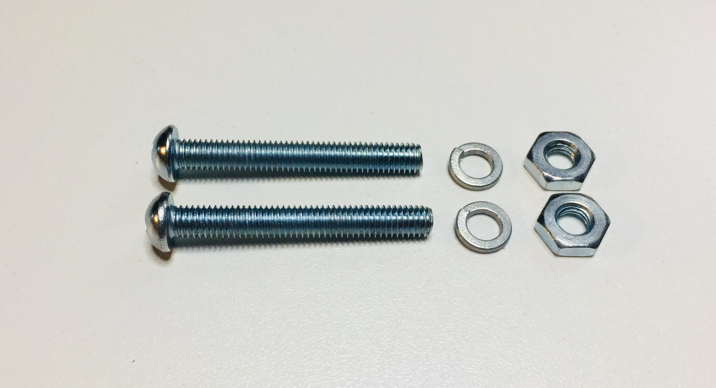 Austin Healey Sprite Inner fender bonnet buffer hold down screw set - Bugeye