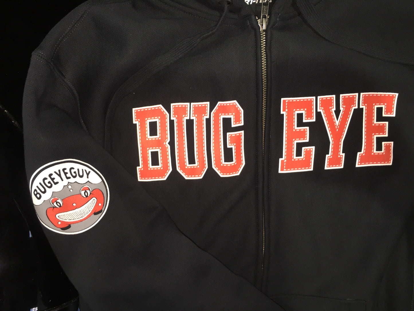 Austin Healey Sprite Bugeye "comfort food" hoodie sweatshirt - Bugeye