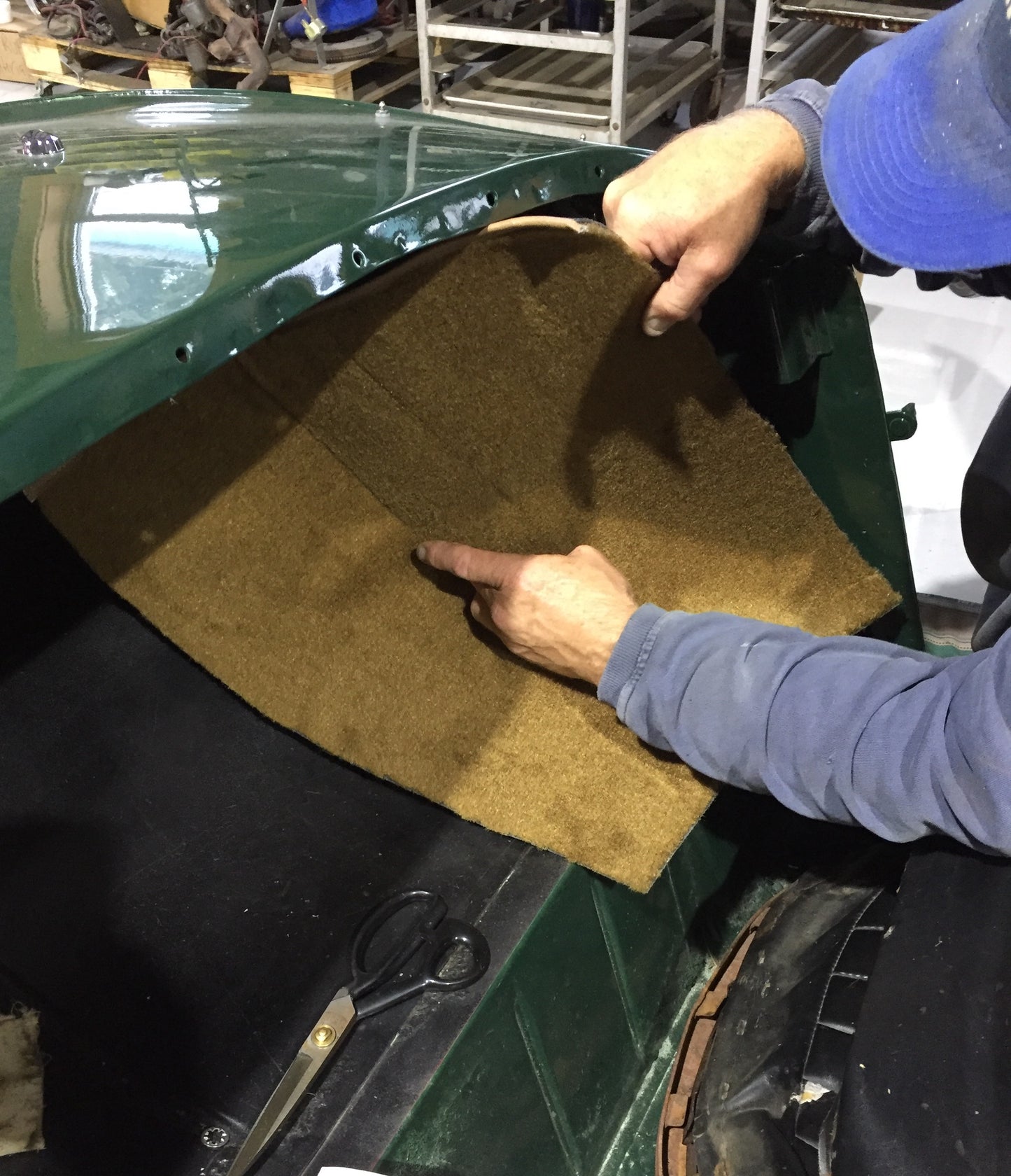 Austin Healey Sprite Bugeyeguy MK1 Sprite carpet deluxe kit (with trunk mat). Interior - Bugeye
