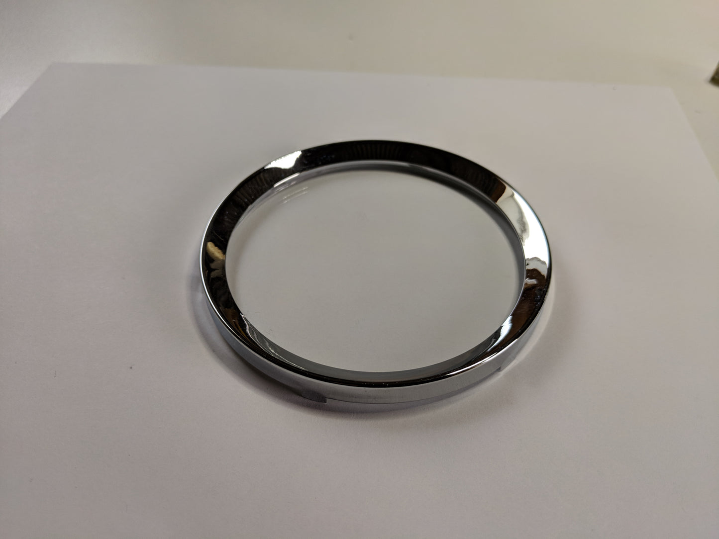 Austin Healey Sprite Instrument Gauge Chrome Retaining Ring, Large - Bugeye