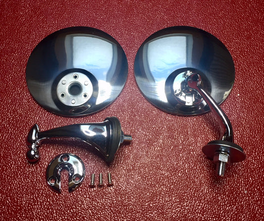 Austin Healey Sprite A pair of side mirrors for windshield posts-no drilling required! Exterior - Bugeye