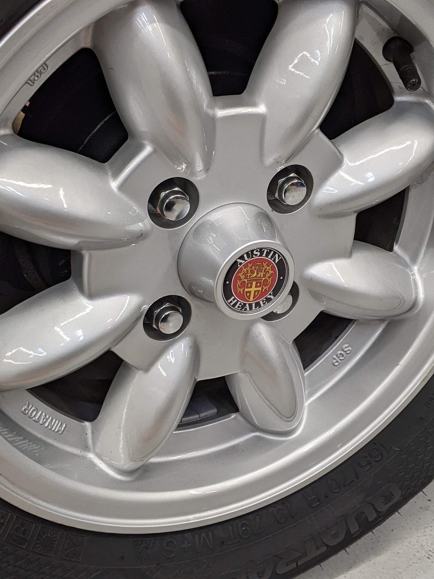 Austin Healey Center Cap Emblem for Minilite Wheels (sold individually)