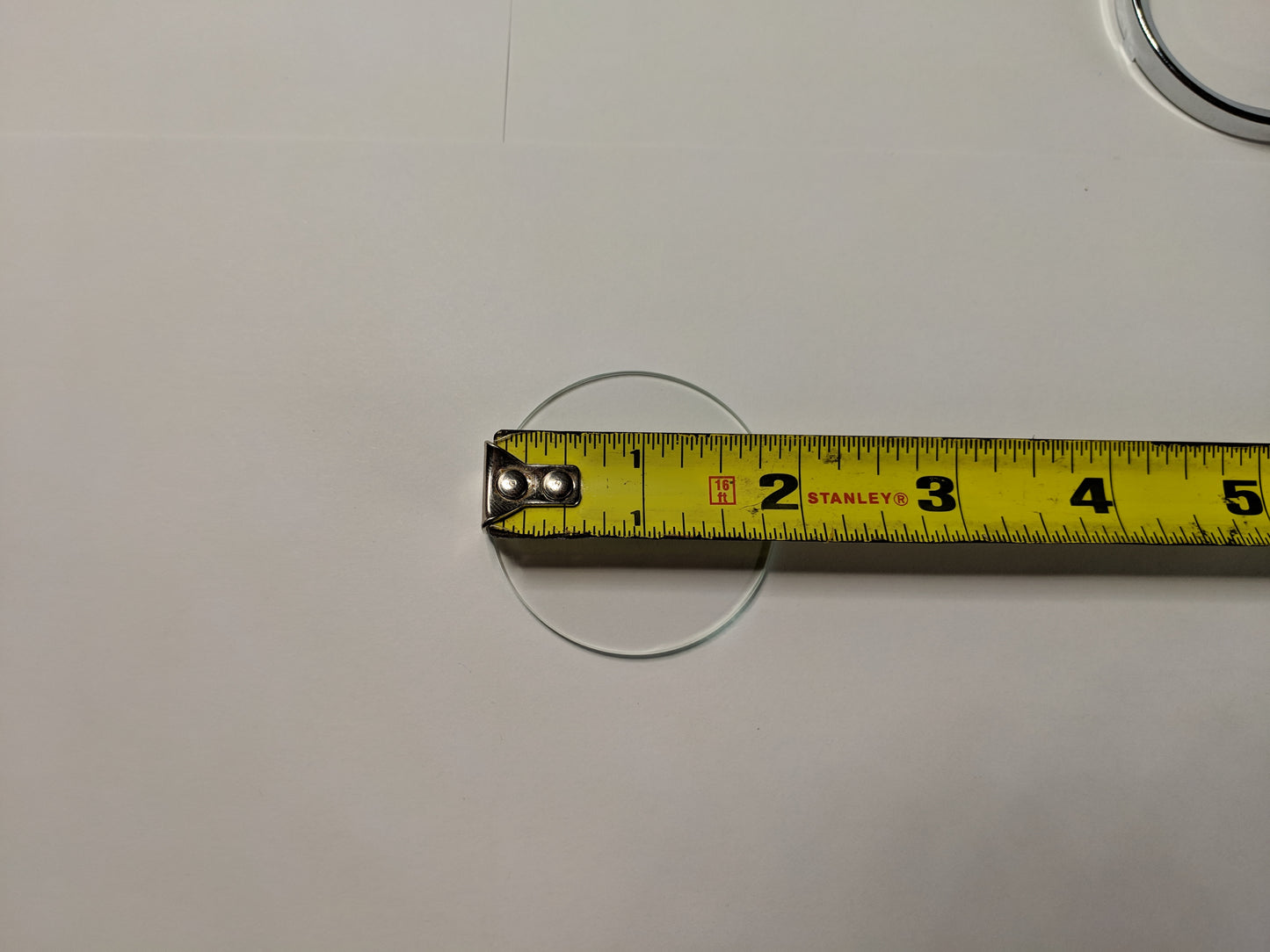 Austin Healey Sprite Glass gauge lens, small - Bugeye