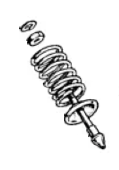 Spridget Bonnet Lock Pin & Spring Kit (1 per car)