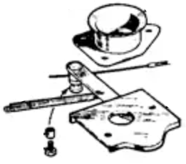 Spridget Bonnet Catch Plate Kit (1 per car)