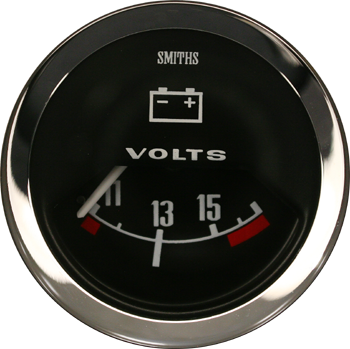 Austin Healey Sprite Smiths Voltmeter Interior - Bugeye