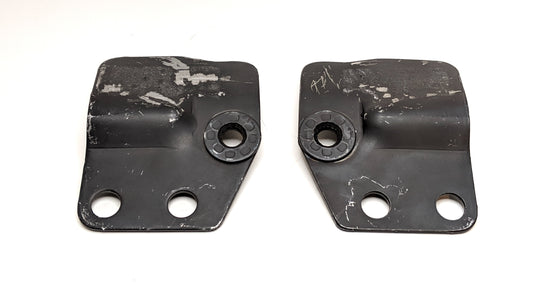 Austin Healey Sprite Pair of Bonnet lock plates  - Bugeye