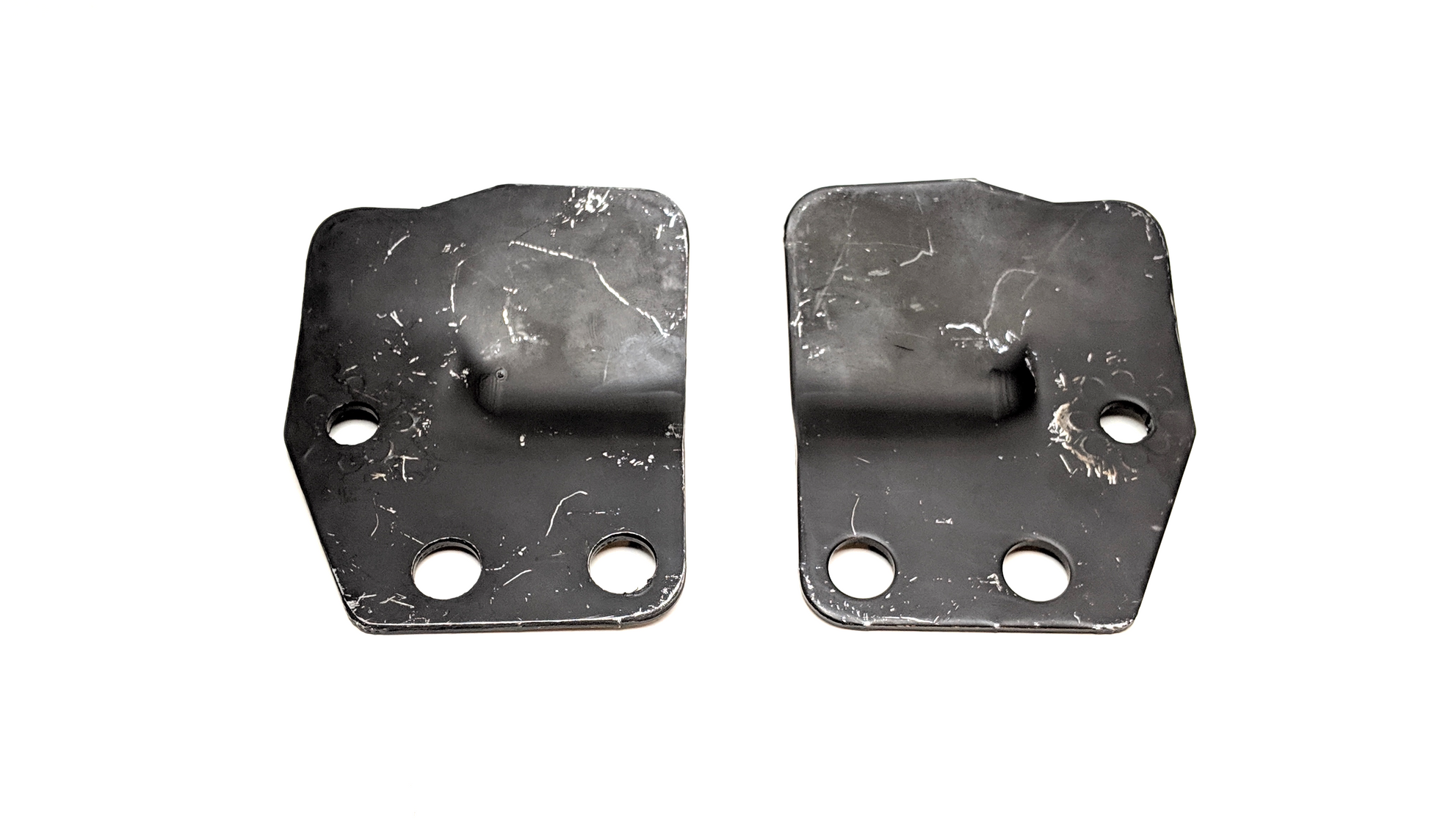 Austin Healey Sprite Pair of Bonnet lock plates  - Bugeye