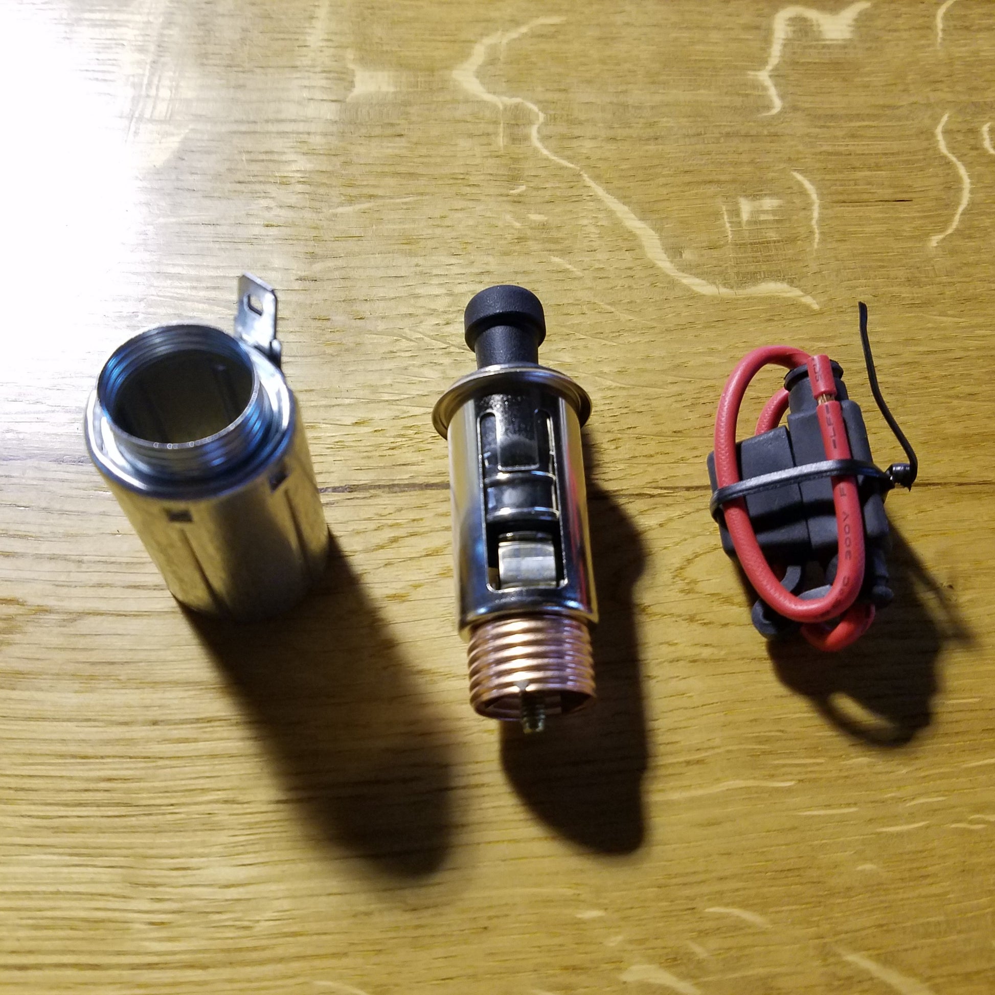 Austin Healey Sprite Cigarette Lighter kit for dashboard washer pump hole  - Bugeye