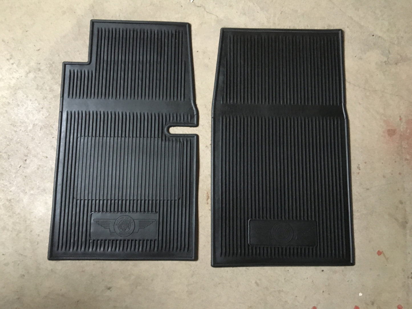 Austin Healey Sprite Rubber footwell Floor Mats Interior - Bugeye