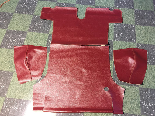 Austin Healey Sprite Deluxe Rubberized Bugeye Sprite Floor Coverings Carpet Alternative! TRUNK ONLY Interior - Bugeye