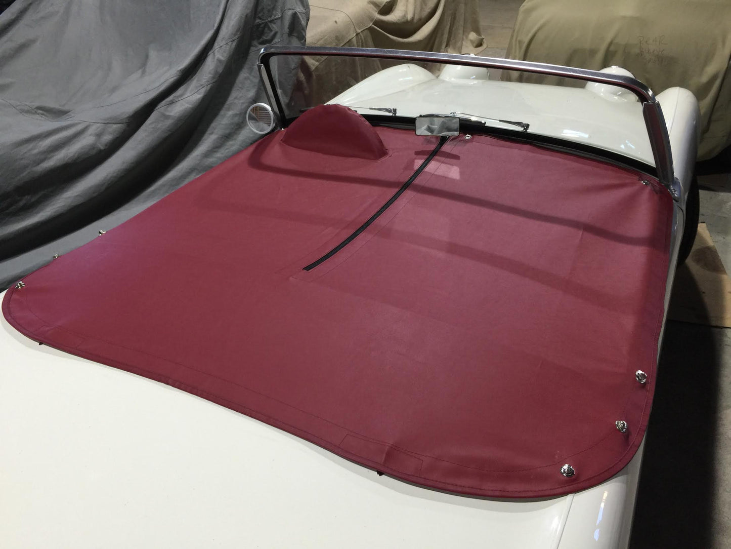Austin Healey Sprite Bugeye Sprite Long Tonneau, deluxe supple Vinyl Tonneau - Bugeye