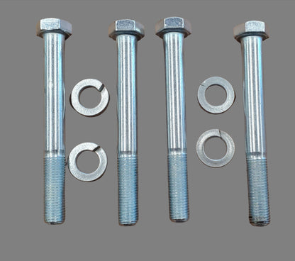 Front leaf spring bolt kit with washers  (1/4-elliptic leaf spring cars) (Bugeye, Sprite Mk II and Midget Mk 1)