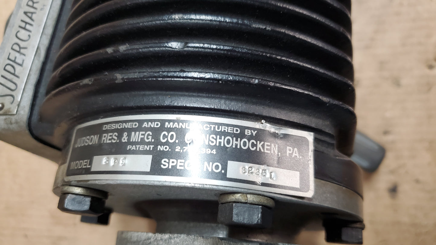 Used Judson Supercharger kit with Holley carburetor