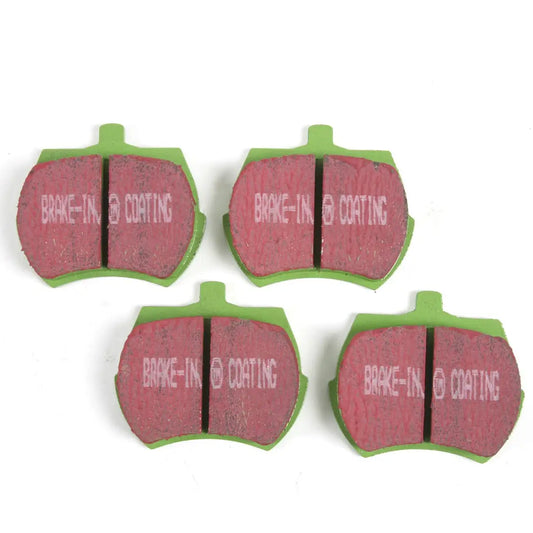 Superior brake pads for disc brake-equipped Bugeyes and Spridgets!