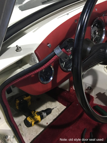NOW AVAILABLE AGAIN!! Door Seal Set Kit with Clips (Bugeye thru 1969)