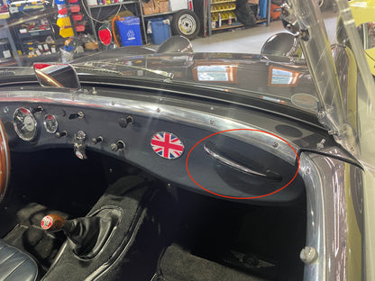 Grab Handle and Backing Plate (Bugeye though 1962)