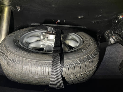 Trunk spare tire Hold Down Straps