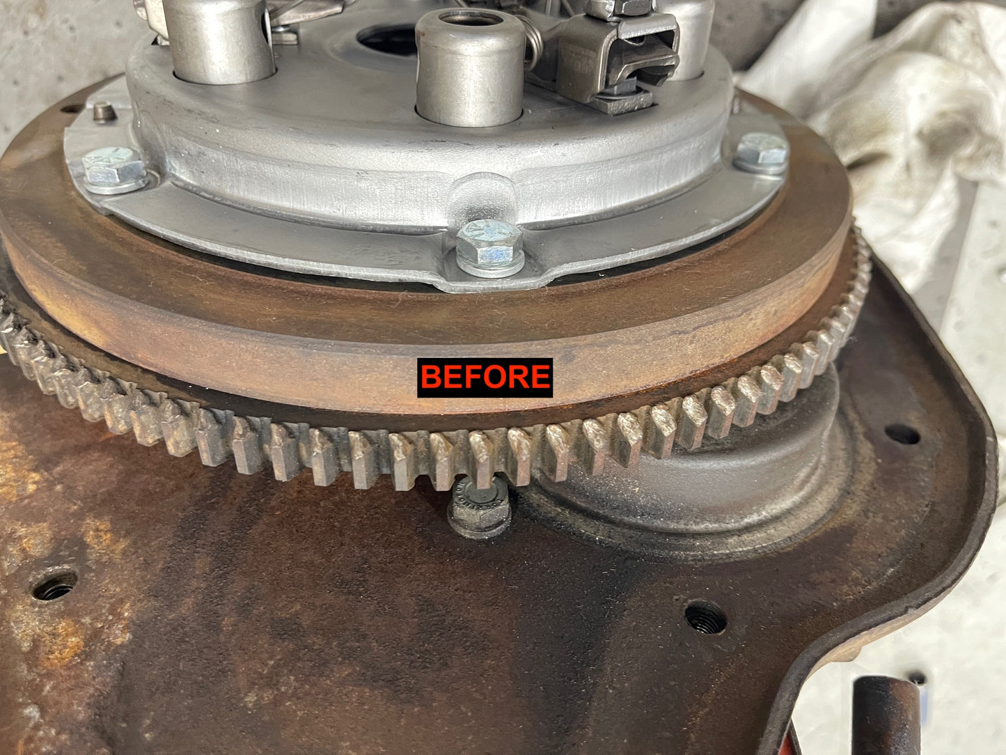 Flywheel ring gear replacement service - send us your flywheel and we will change the ring gear for you!