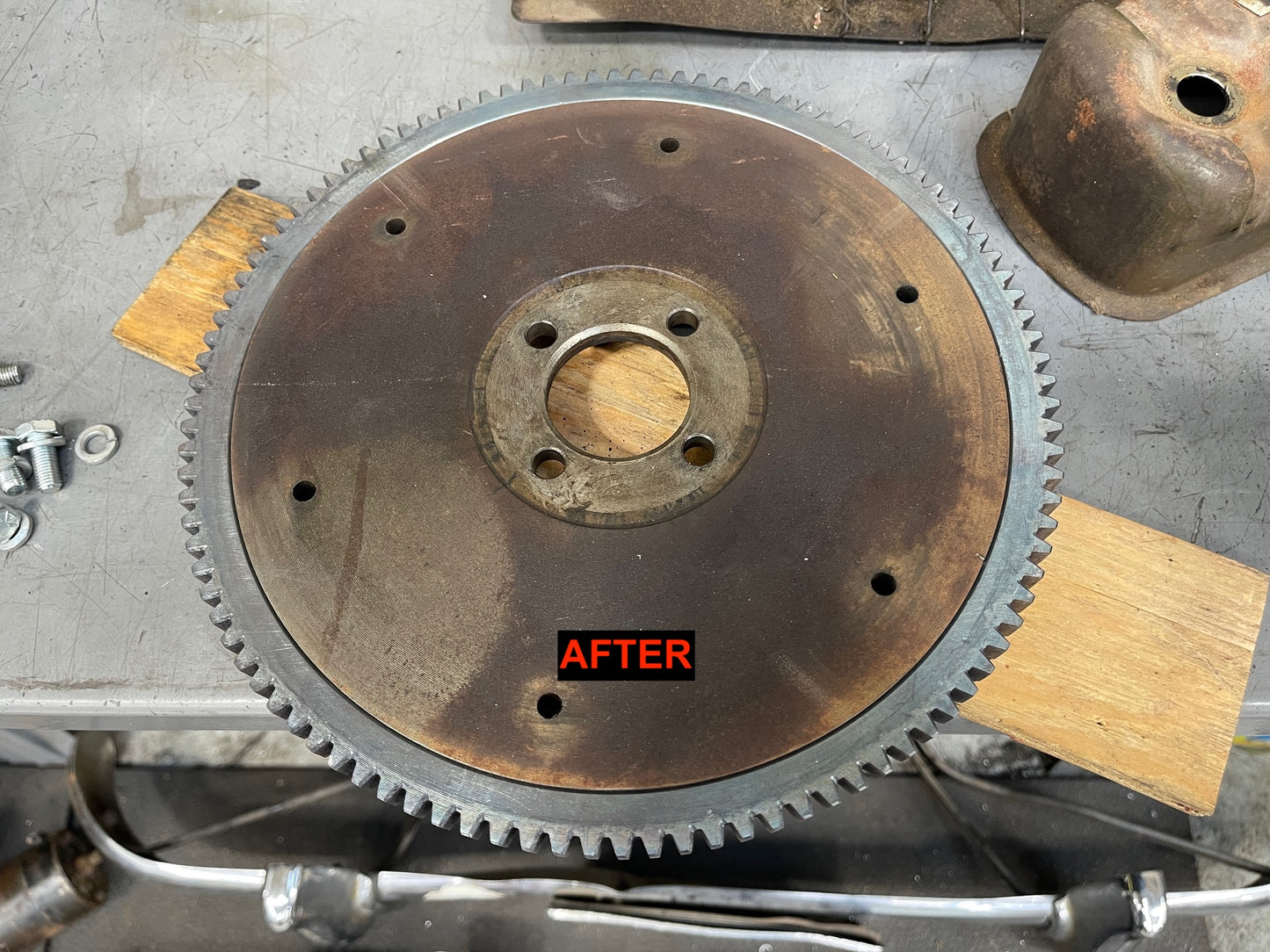 Flywheel ring gear replacement service - send us your flywheel and we will change the ring gear for you!