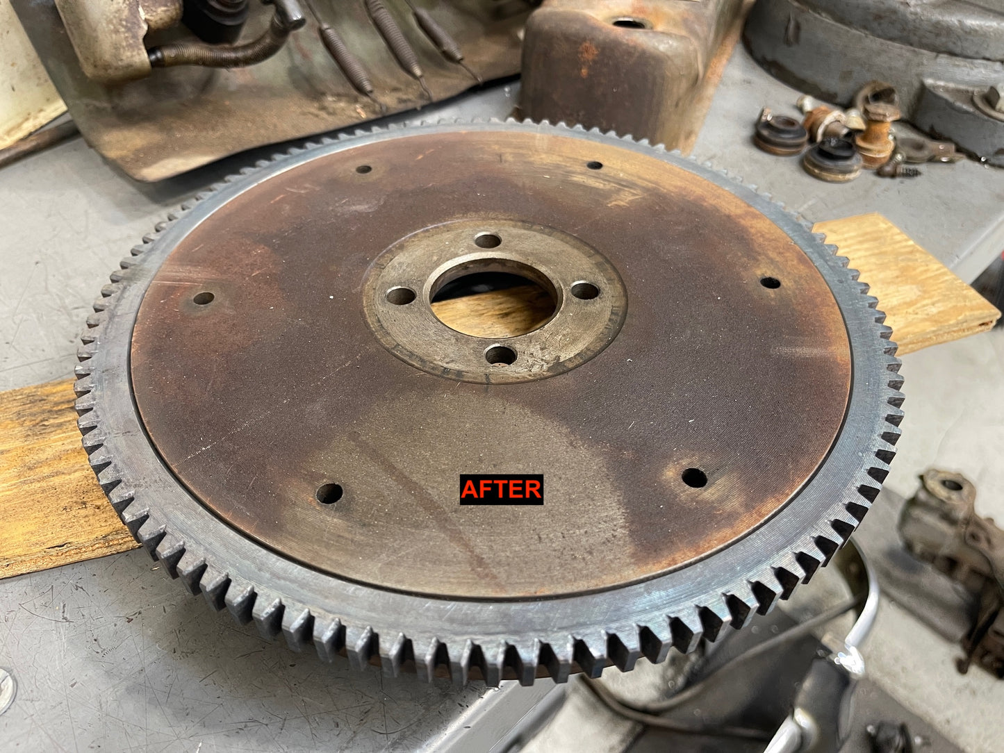 Flywheel ring gear replacement service - send us your flywheel and we will change the ring gear for you!
