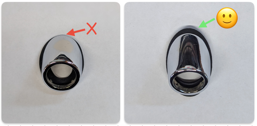 BETTER FITTING Wiper Bezel Pad - (Sold Individually) (All Spridgets)