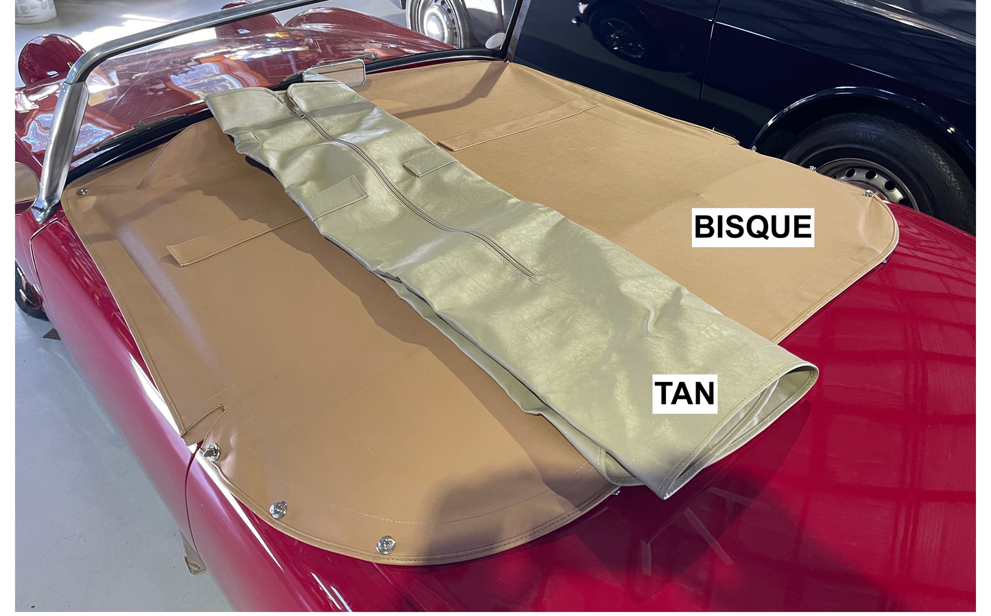 Bugeye Sprite Long Tonneau, deluxe supple Vinyl