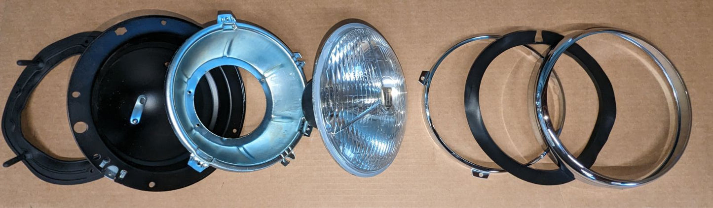 Pair of Complete Headlamp Assemblies