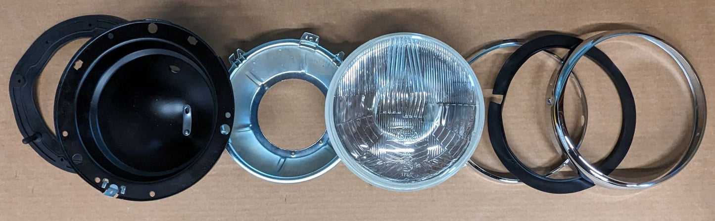 Pair of Complete Headlamp Assemblies