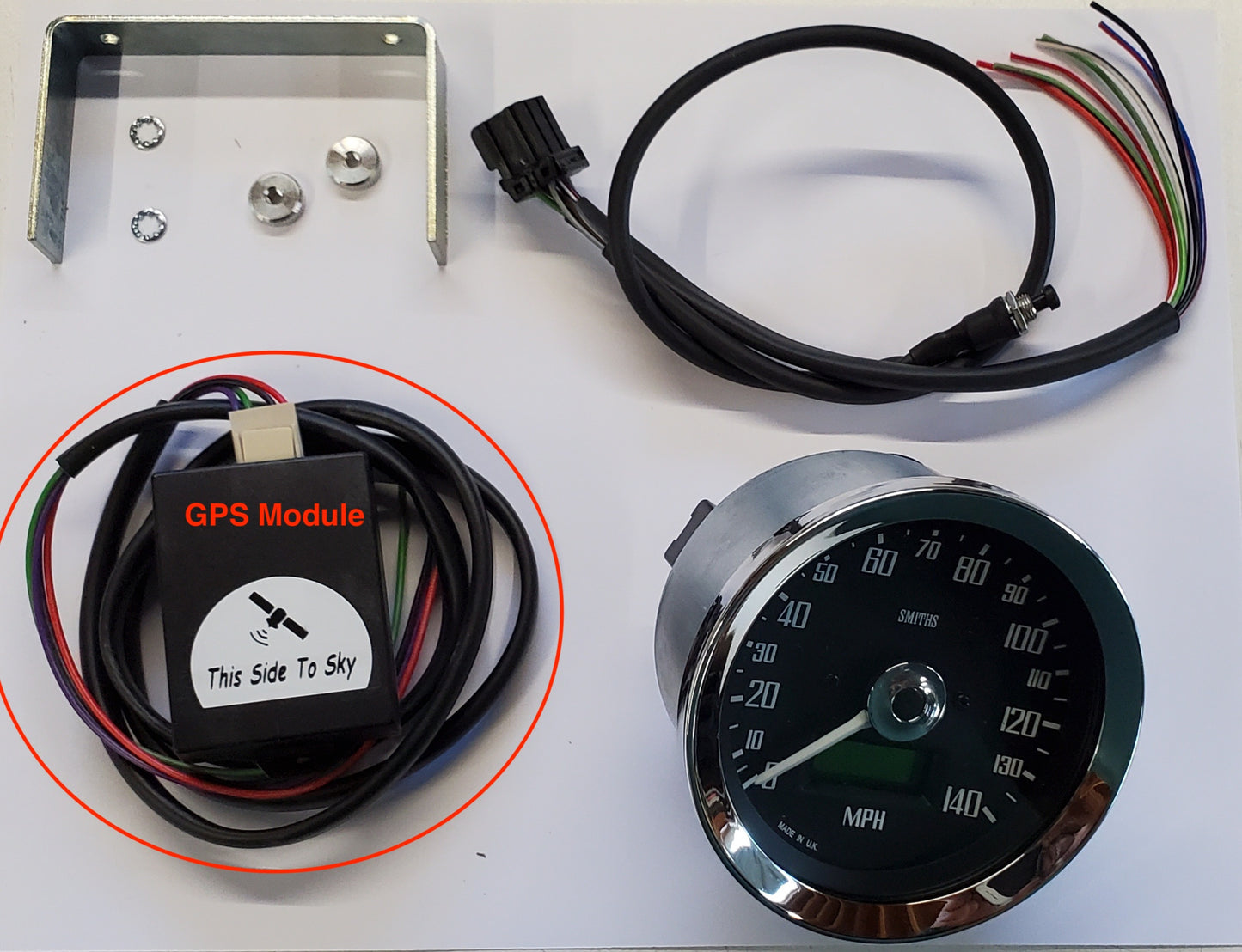 Late Spridget/MGB 80mm digital GPS Speedometer (1968-Up)