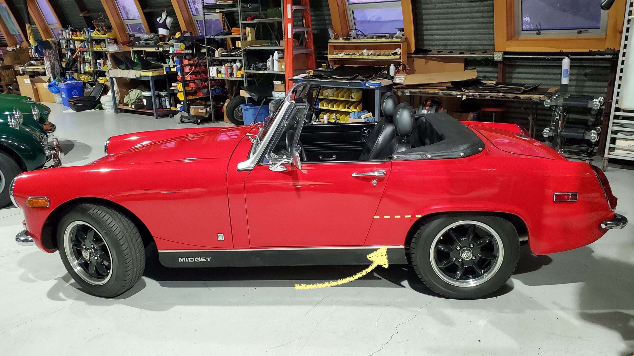 Spridget Spridget Quarter Repair Panel In Front of Rear Wheel (1961-'80 ...