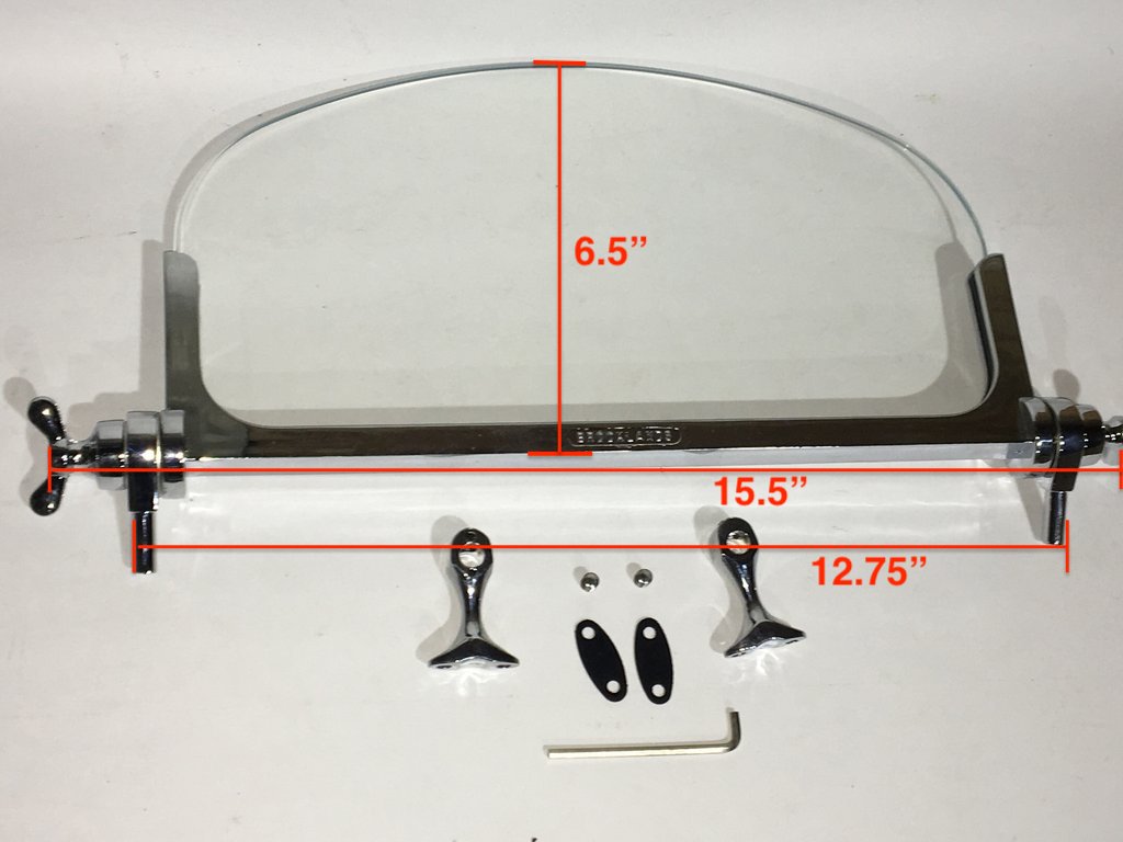 Austin Healey Sprite Brooklands Style Racing Windscreen Exterior - Bugeye