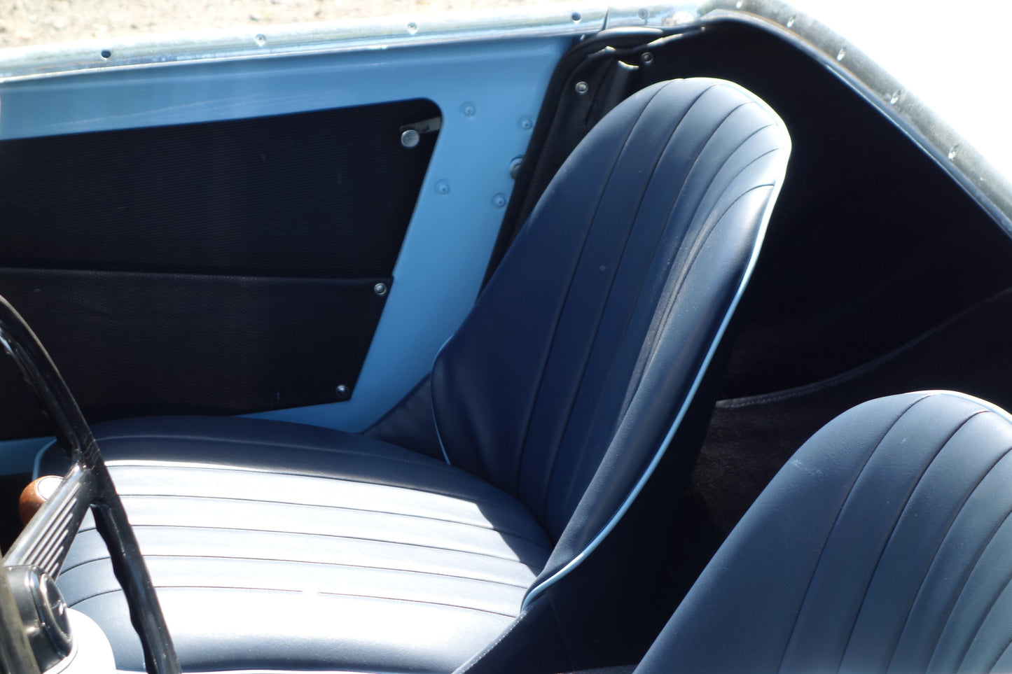 Austin Healey Sprite Vinyl seat cover set Interior - Bugeye