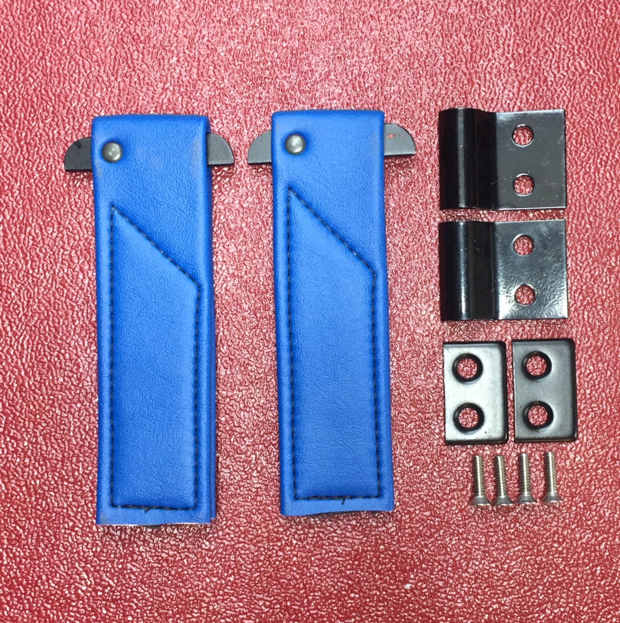 Austin Healey Sprite Door check strap kit with hardware (sold as a pair) Interior - Bugeye