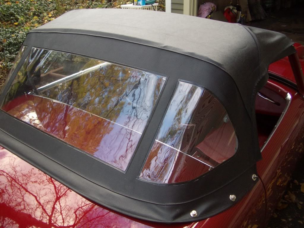 Austin Healey Sprite Deluxe Vinyl Convertible Tops Tops - Bugeye