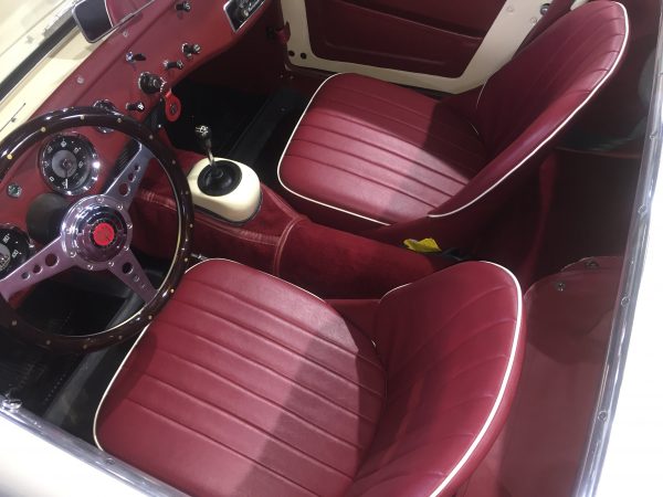 Austin Healey Sprite Vinyl seat cover set Interior - Bugeye