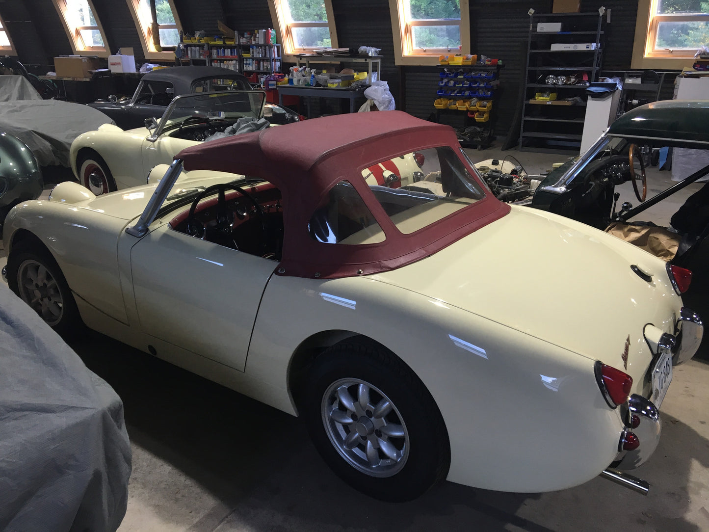 Austin Healey Sprite Deluxe Vinyl Convertible Tops Tops - Bugeye