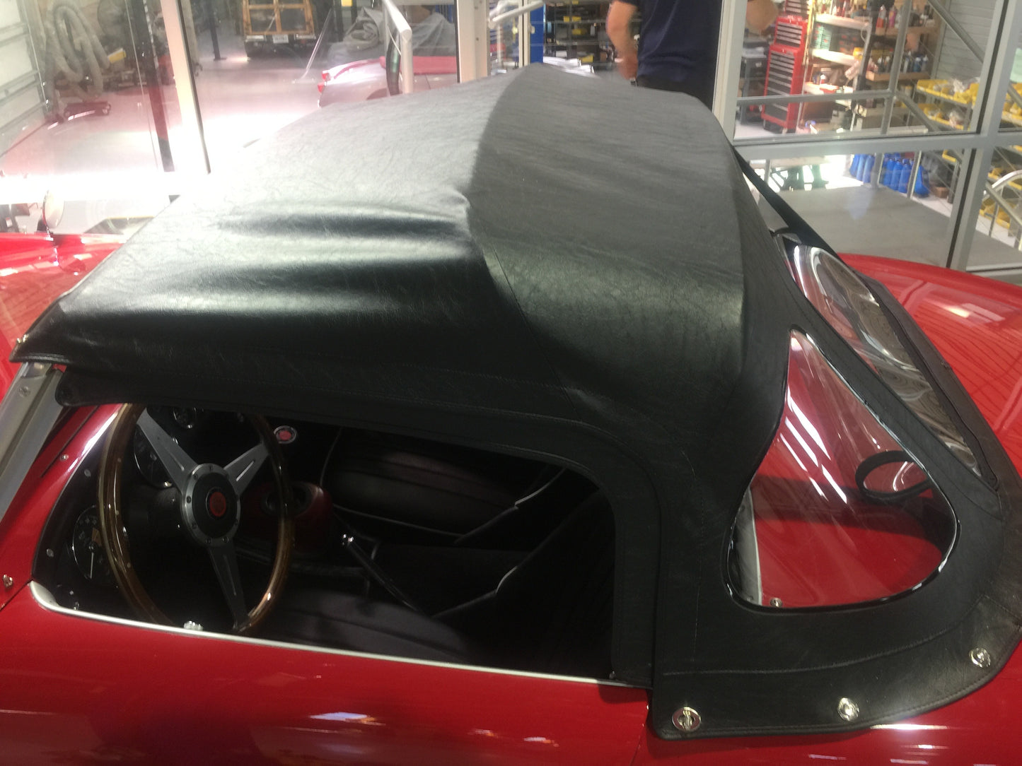 Austin Healey Sprite Bugeye Sprite convertible top with zip-down window. The convertible convertible top! Tops - Bugeye