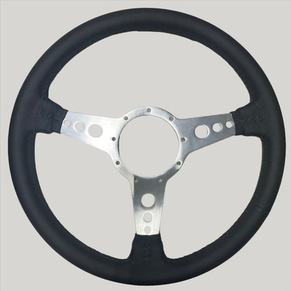 Leather Wrapped Steering Wheel