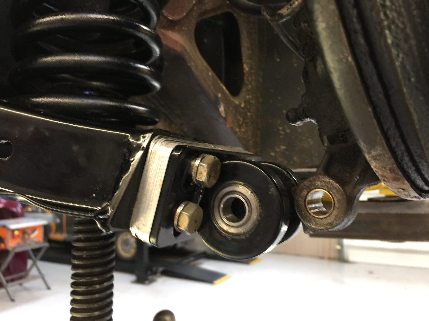 Austin Healey Sprite Camber adjustment is easy with our custom control arm (Sold individually)  - Bugeye