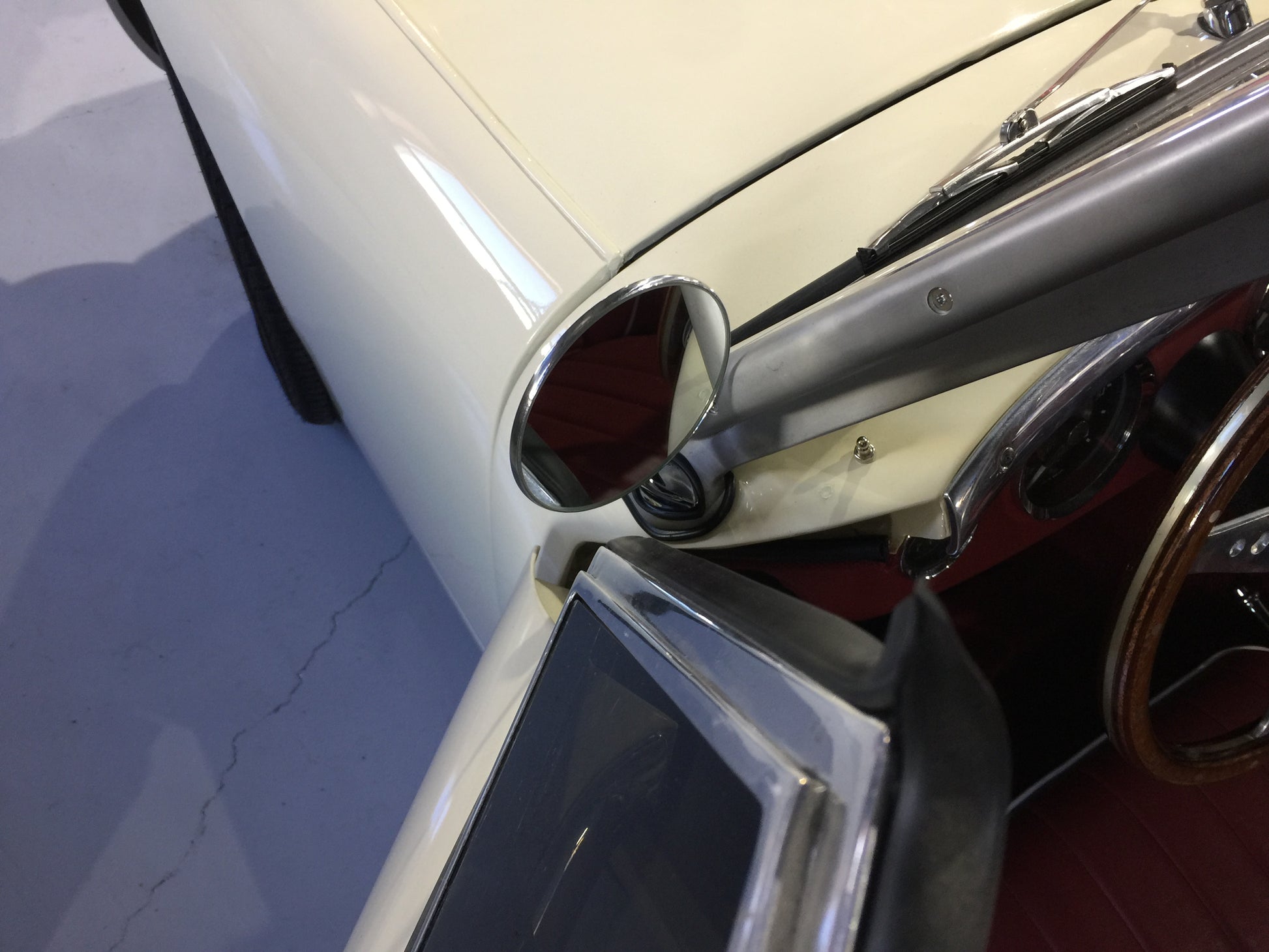 Austin Healey Sprite A pair of side mirrors for windshield posts-no drilling required! Exterior - Bugeye