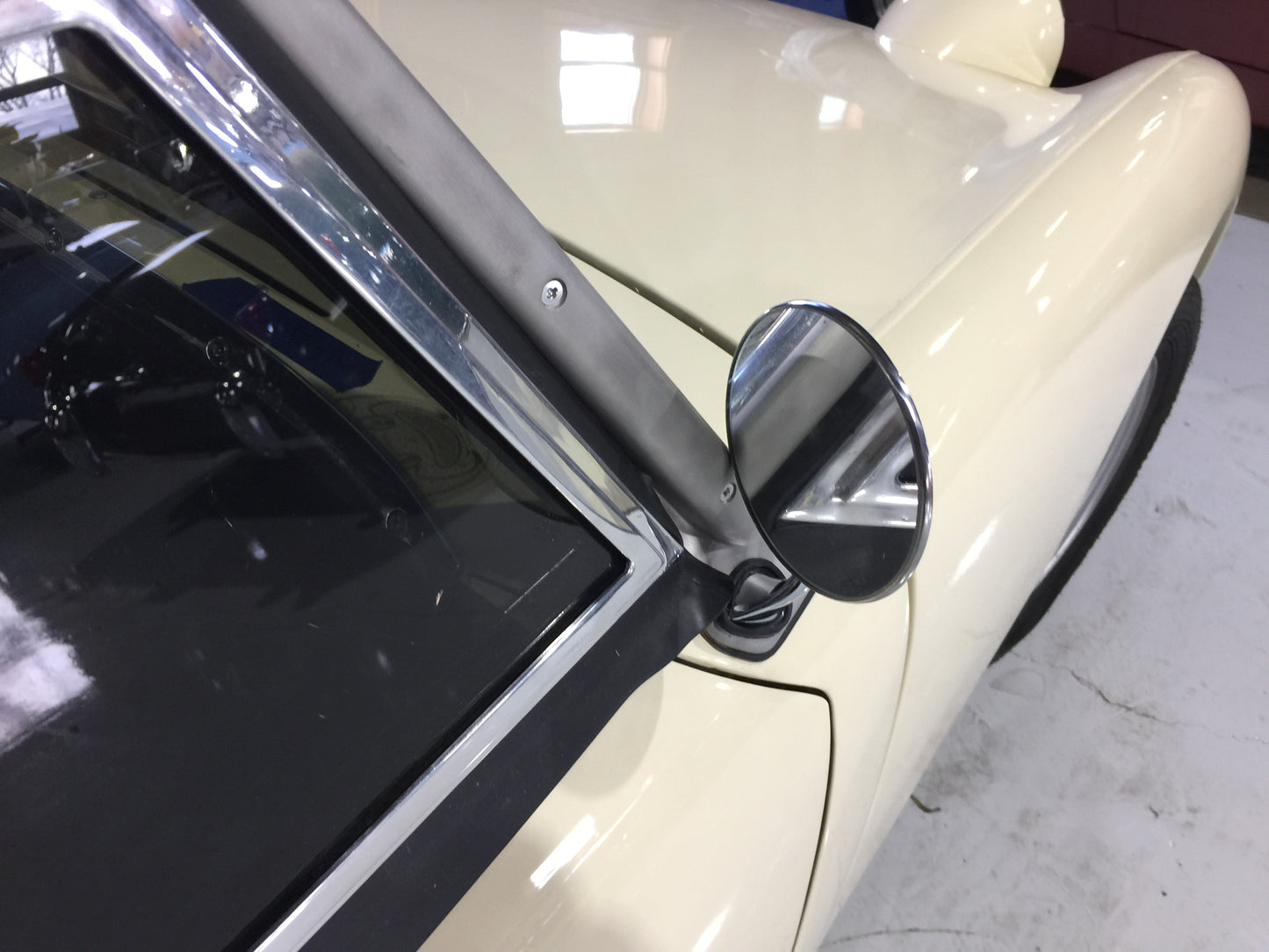 Austin Healey Sprite A pair of side mirrors for windshield posts-no drilling required! Exterior - Bugeye