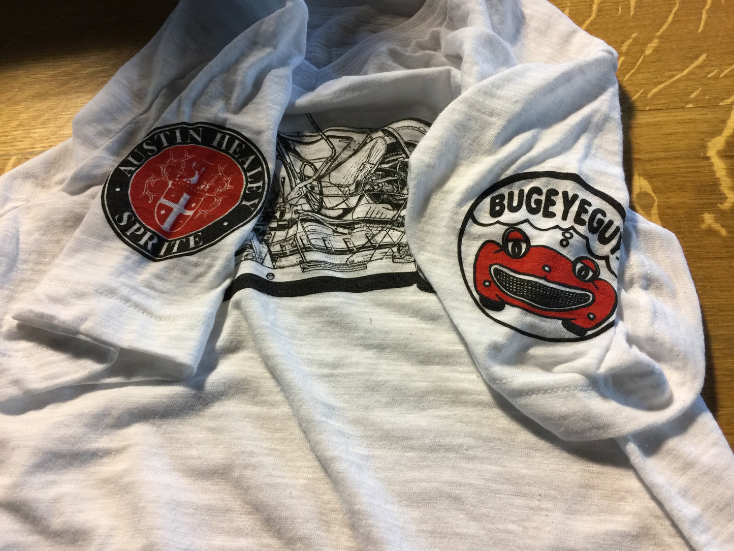 Austin Healey Sprite Bugeye Sprite Cutaway T-shirt-ON SALE! Shirts - Bugeye