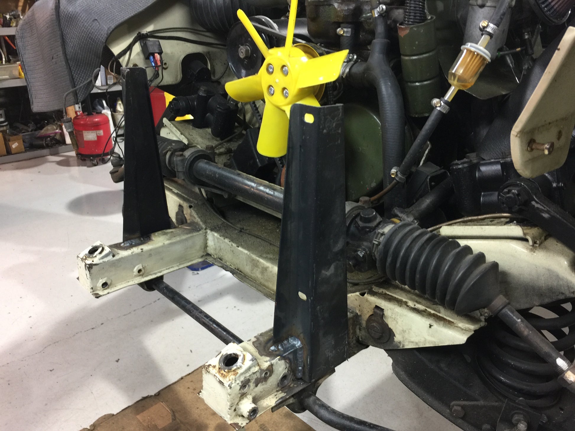 Austin Healey Sprite Radiator support strut  - Bugeye