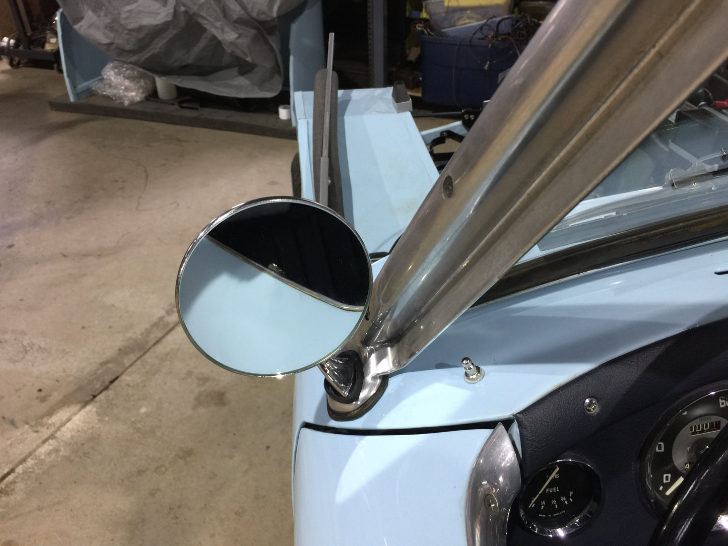 Austin Healey Sprite A pair of side mirrors for windshield posts-no drilling required! Exterior - Bugeye