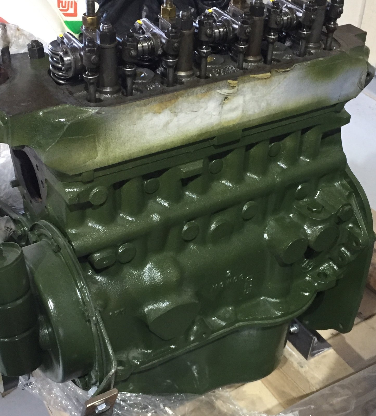 Healey Green Metallic Engine Paint - Spray Can , S