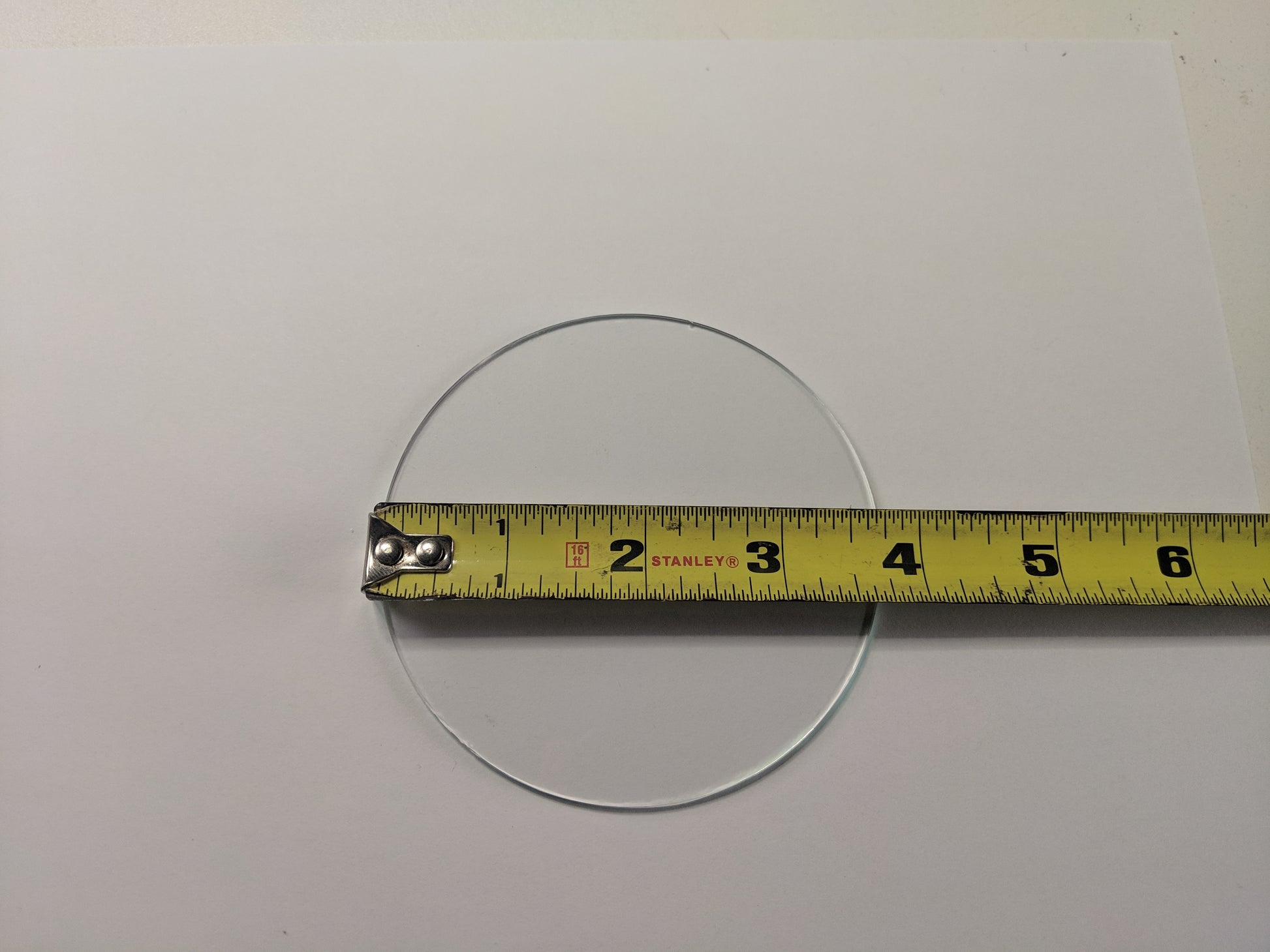 Austin Healey Sprite Glass gauge lens, large  - Bugeye