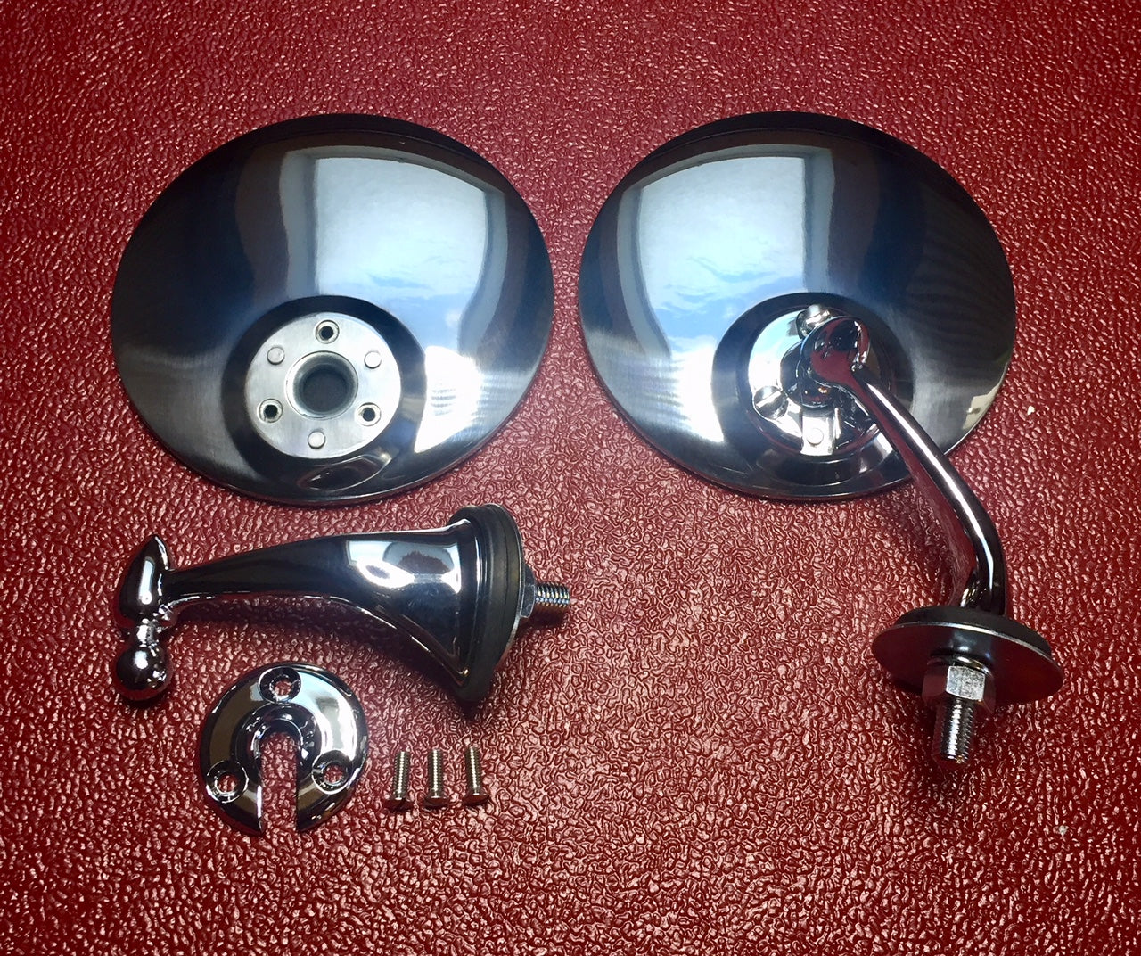 Austin Healey Sprite A pair of side mirrors for windshield posts-no drilling required! Exterior - Bugeye