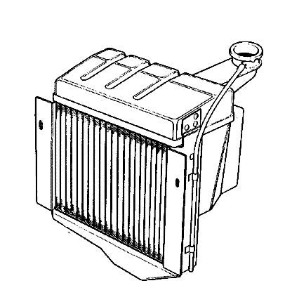 Austin Healey Sprite Original Style Vertical Flow Radiator Mechanical - Bugeye