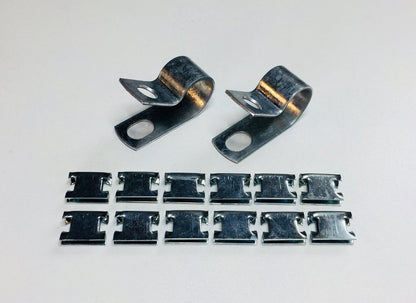 Austin Healey Sprite Bugeye door seal clips Interior - Bugeye